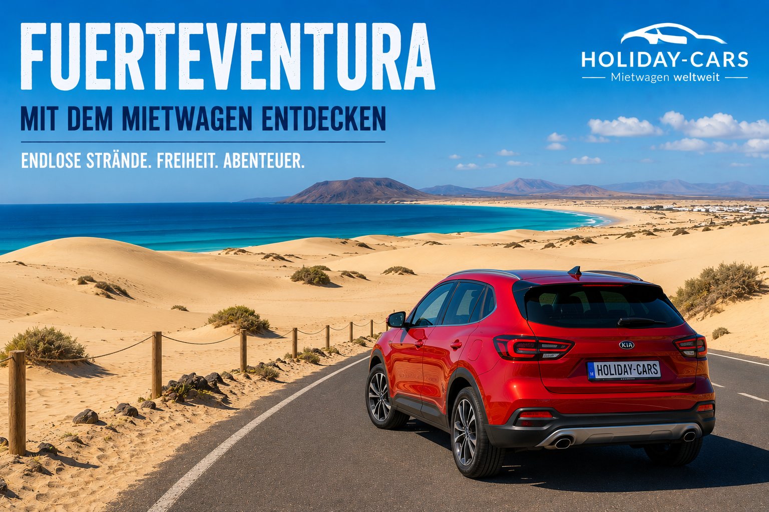 Mietwagen Fuerteventura – Corralejo Dünen mit dem Mietwagen entdecken