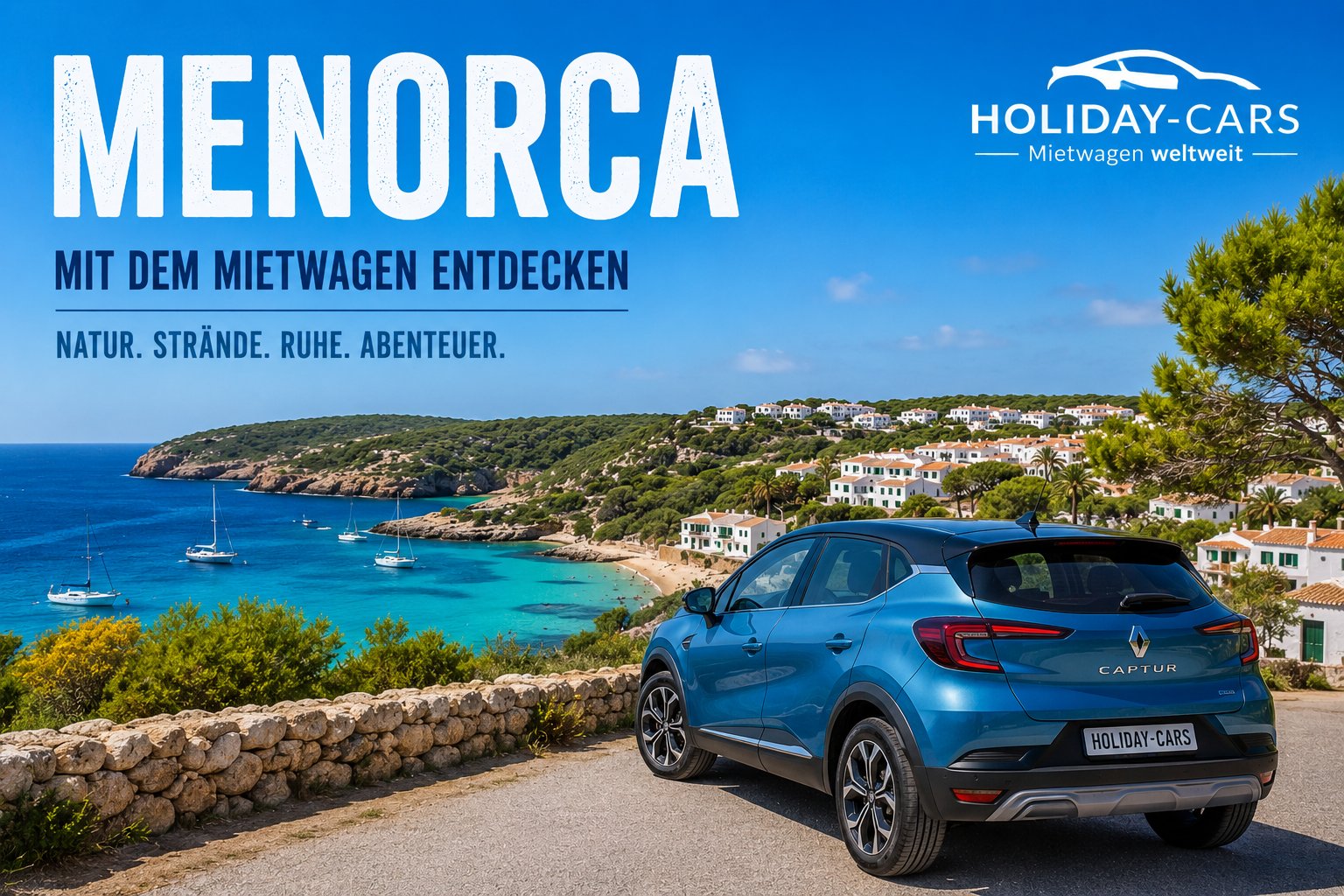 Mietwagen Menorca – Natur und Strände flexibel entdecken