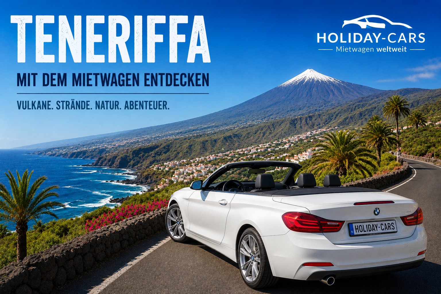 Mietwagen Teneriffa – Insel mit dem Cabrio entdecken